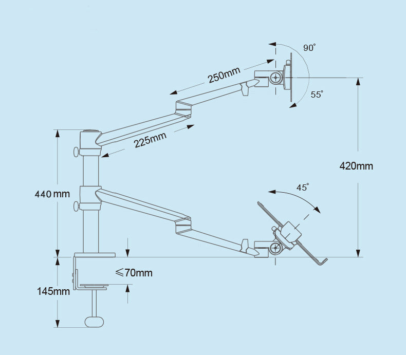 Laptop Bracket Display Base Height Increasing Office Accessories