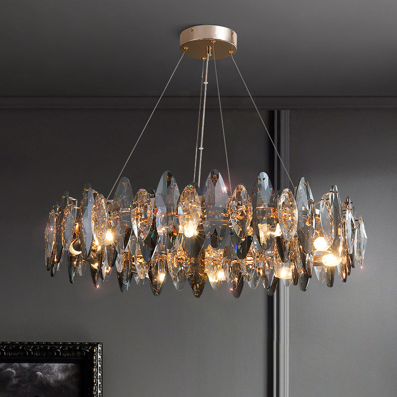 Living Room Light Luxury Crystal Modern Minimalist Chandelier - Prime Warehouse