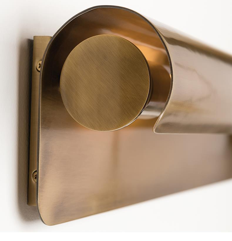 Simple Living Room Copper Wall Lamp - Prime Warehouse