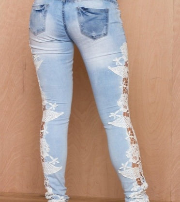 Lace jeans - Prime Warehouse