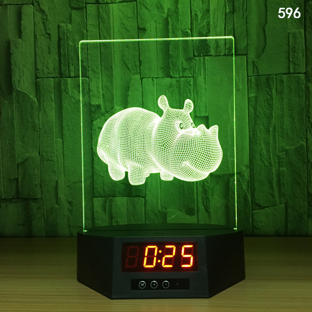 Explosion electronic products glowing dolphin 3d night light creative gift led wireless charging table lamp - Prime Warehouse