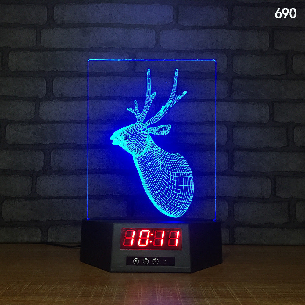 Explosion electronic products glowing dolphin 3d night light creative gift led wireless charging table lamp - Prime Warehouse