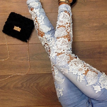 Lace jeans - Prime Warehouse