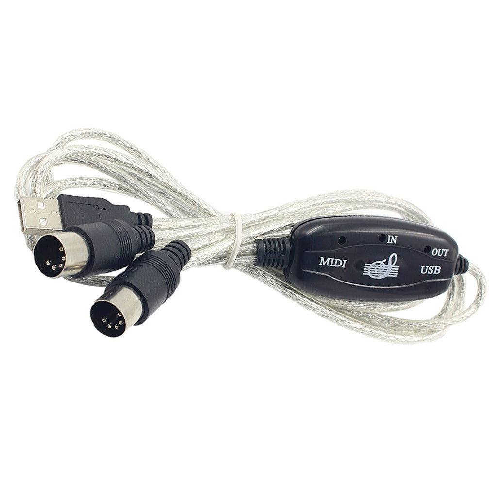 Electronic Keyboard Music Midi Adapter Cable Computer Music Editing Cable - Prime Warehouse