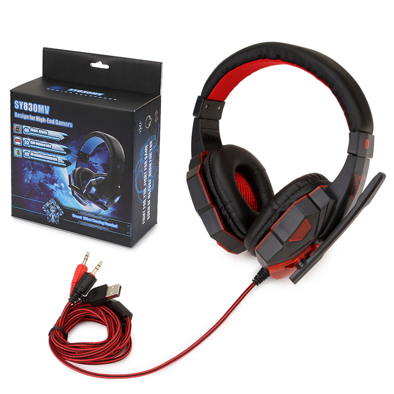 Computer PS4 Gaming Light-up Headset - Prime Warehouse