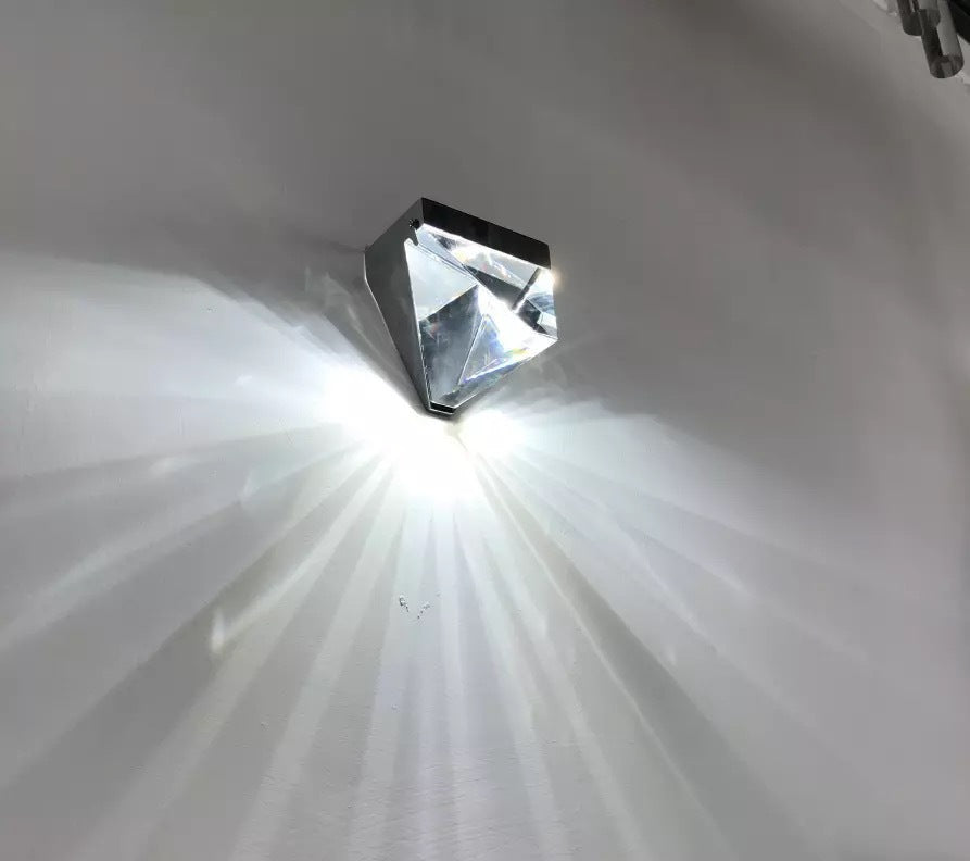 LED Crystal Wall Lamp Modern Minimalist Personality Background Decorative Wall Lamp - Prime Warehouse