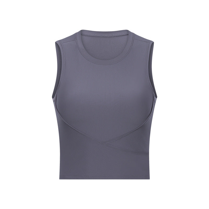 New Style Yoga Wear Threaded Sports Top - Prime Warehouse