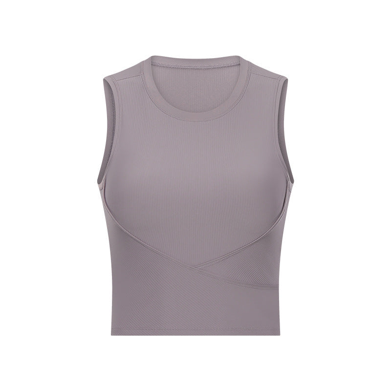 New Style Yoga Wear Threaded Sports Top - Prime Warehouse