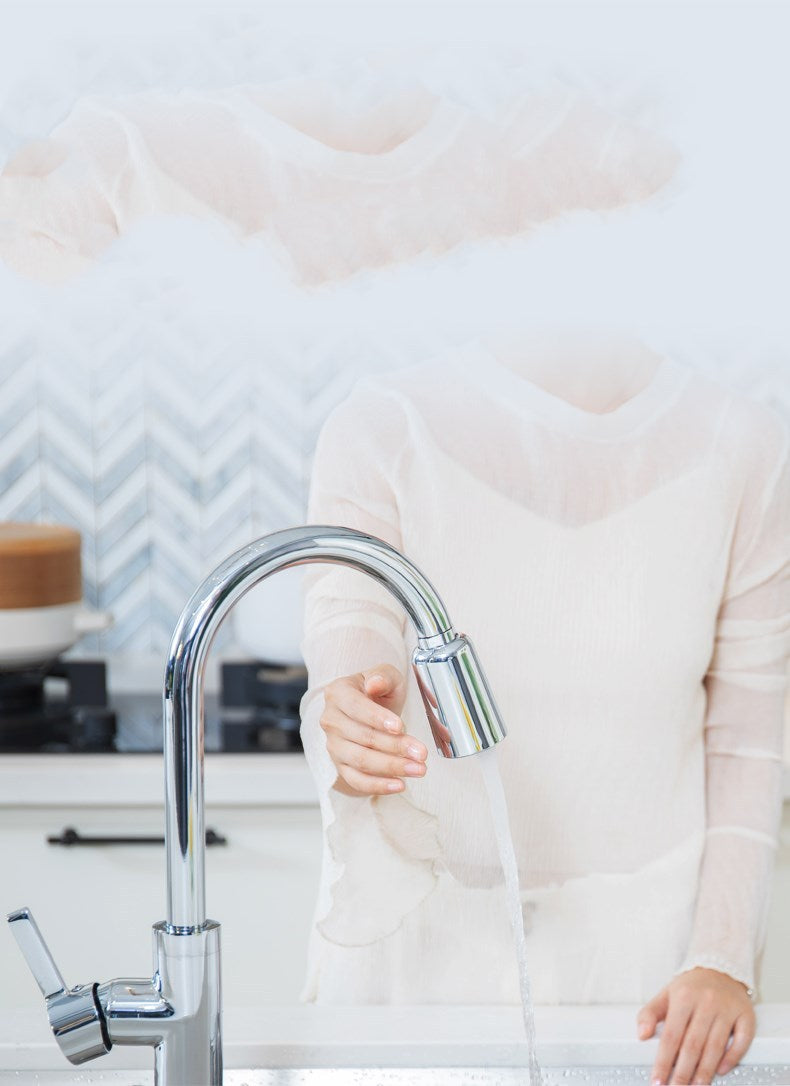 Intelligent sensor water saver kitchen hot and cold water faucet