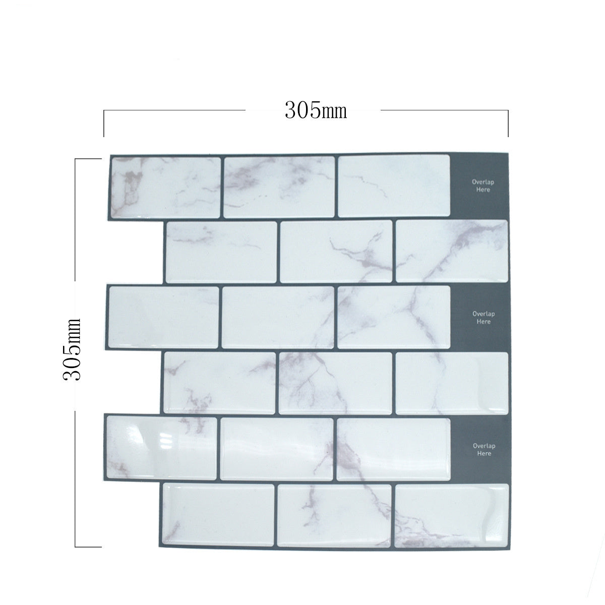 Waterproof, oil-proof, self-adhesive 3d wall sticker wallpaper self-adhesive plain color dormitory bedroom wall sticker furniture renovation sticker - Prime Warehouse
