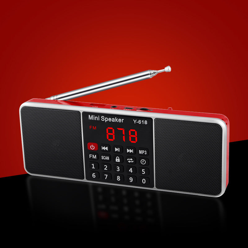 Dual speakers card mini bluetooth speaker - Prime Warehouse