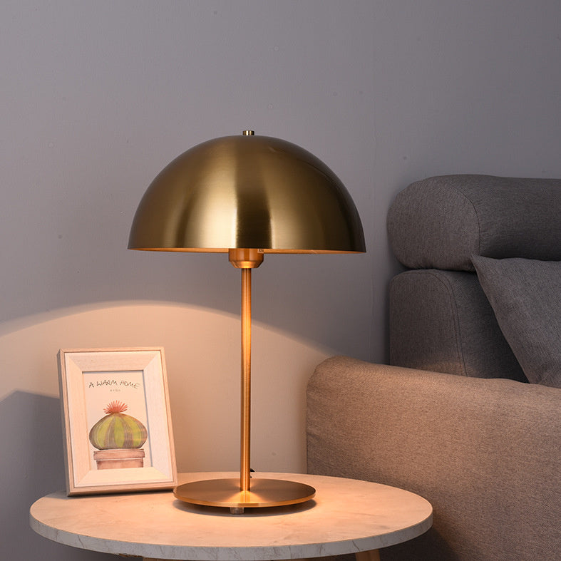 Mushroom Table Lamp Hat Bedroom Bedside Creative Iron LED Table Lamp - Prime Warehouse