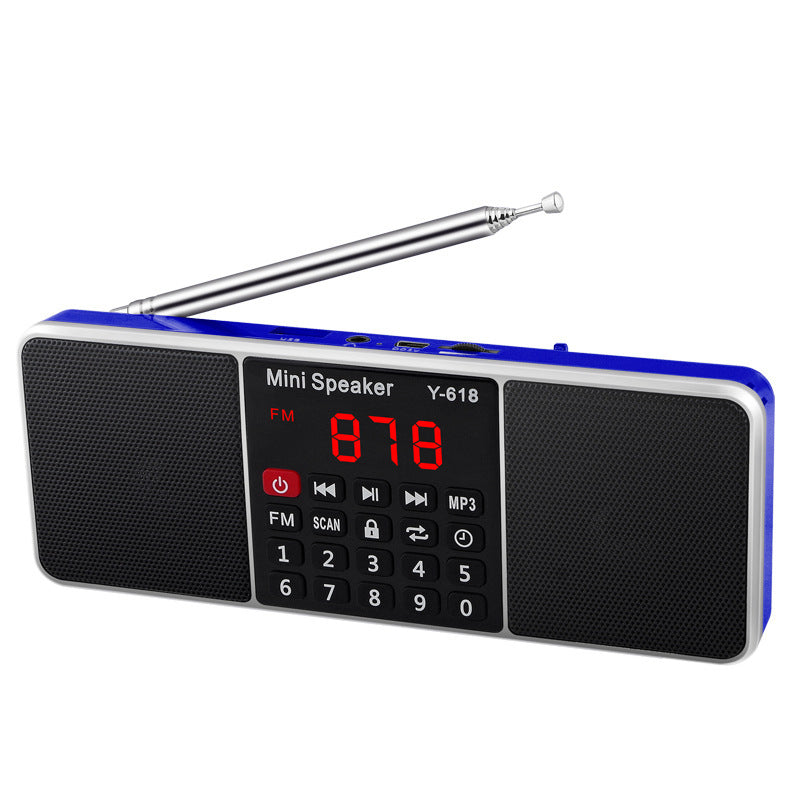 Dual speakers card mini bluetooth speaker - Prime Warehouse