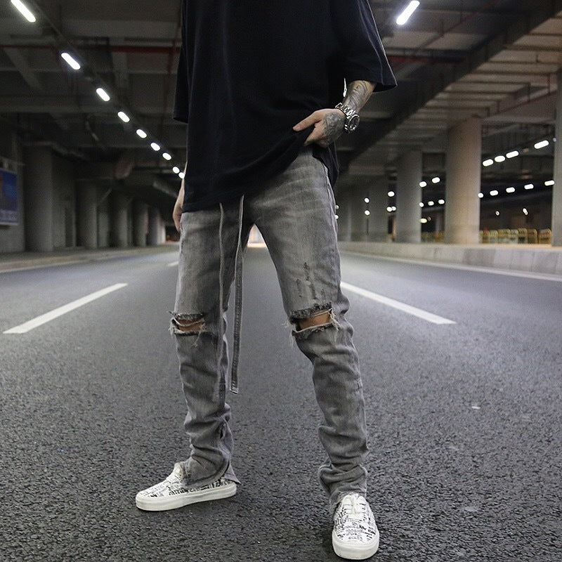 Zippered Jeans - Prime Warehouse