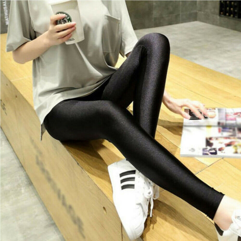 Black gloss leggings - Prime Warehouse
