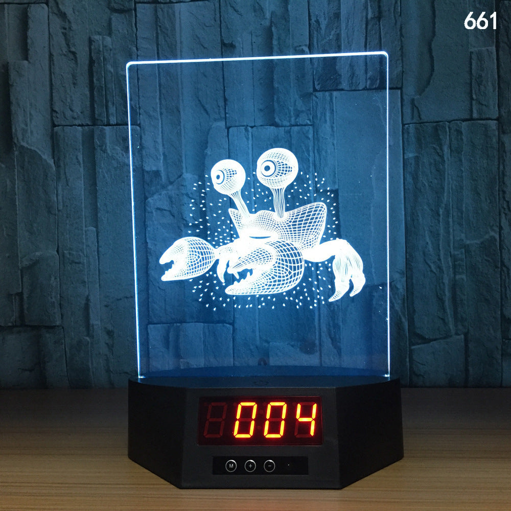 Explosion electronic products glowing dolphin 3d night light creative gift led wireless charging table lamp - Prime Warehouse