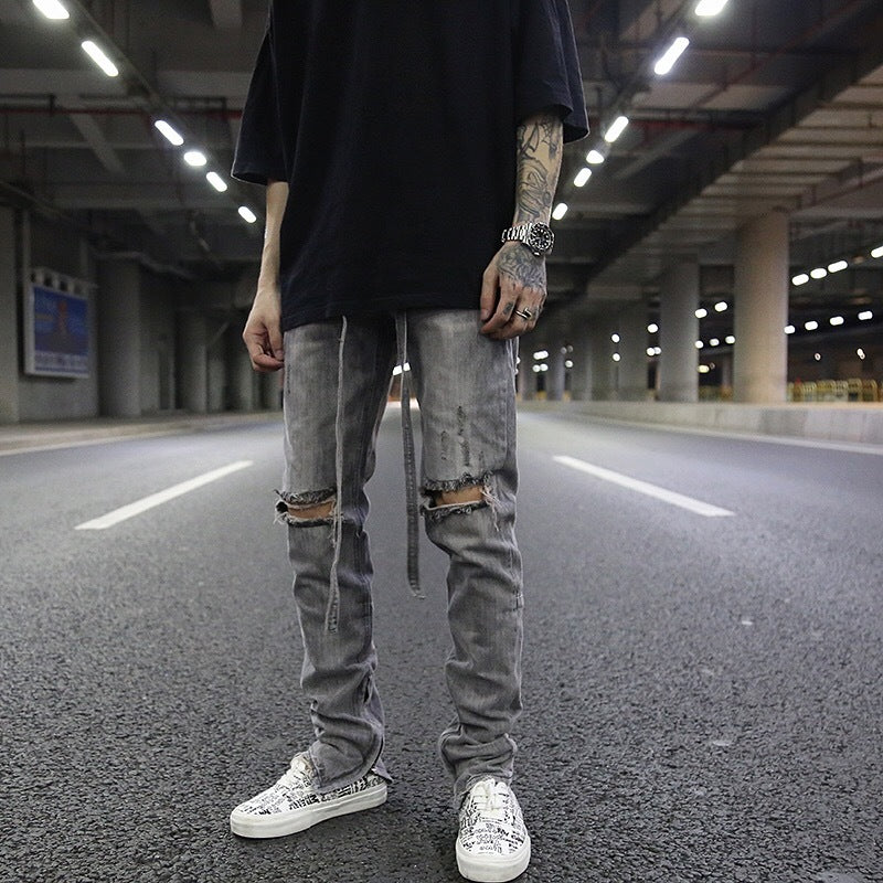 Zippered Jeans - Prime Warehouse
