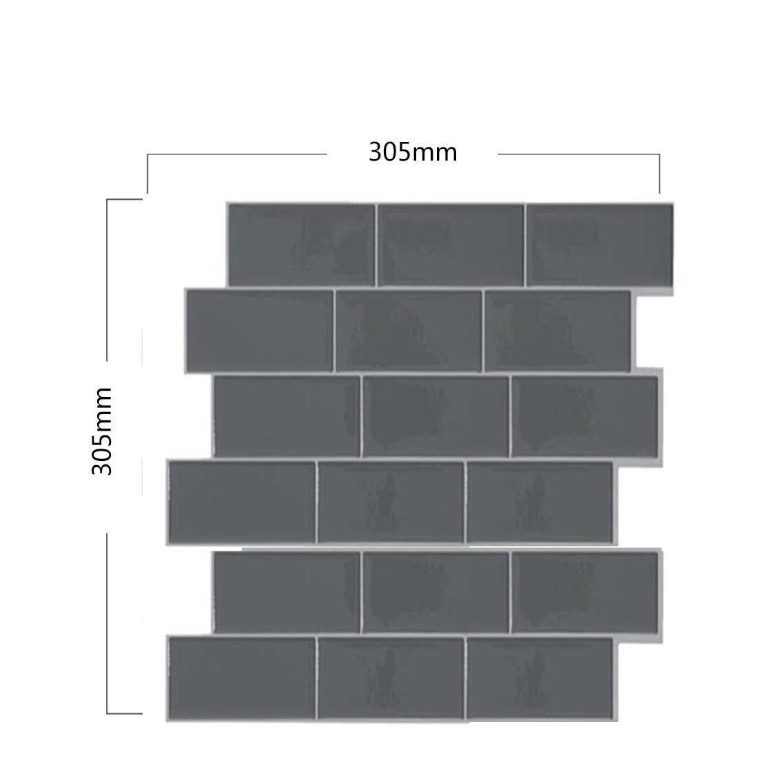 Waterproof, oil-proof, self-adhesive 3d wall sticker wallpaper self-adhesive plain color dormitory bedroom wall sticker furniture renovation sticker - Prime Warehouse