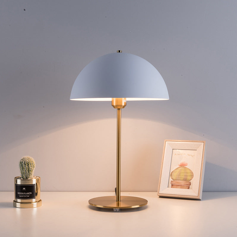 Mushroom Table Lamp Hat Bedroom Bedside Creative Iron LED Table Lamp - Prime Warehouse