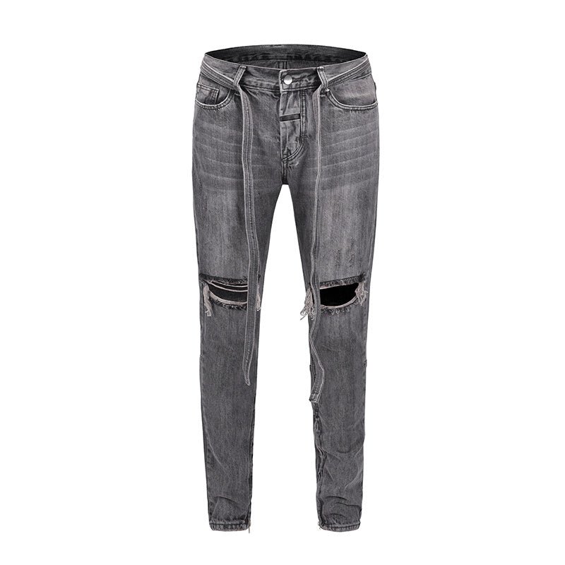 Zippered Jeans - Prime Warehouse