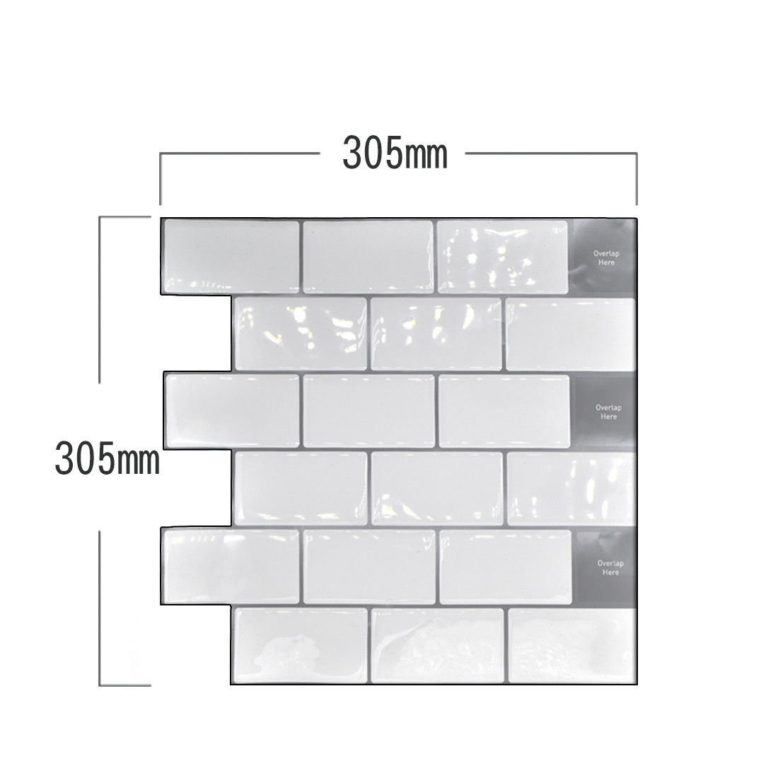 Waterproof, oil-proof, self-adhesive 3d wall sticker wallpaper self-adhesive plain color dormitory bedroom wall sticker furniture renovation sticker - Prime Warehouse