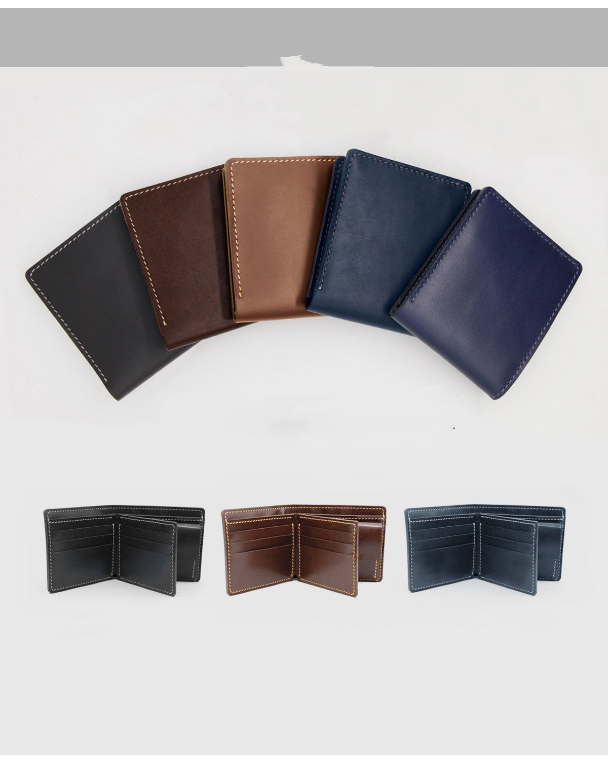 Homemade DIY Crafted Wallet with Real Leather - Prime Warehouse