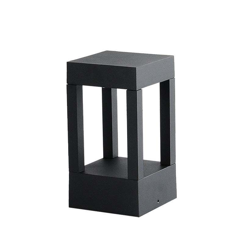 Square Outdoor Waterproof LED Lawn Lamp Courtyard Landscape Lamp