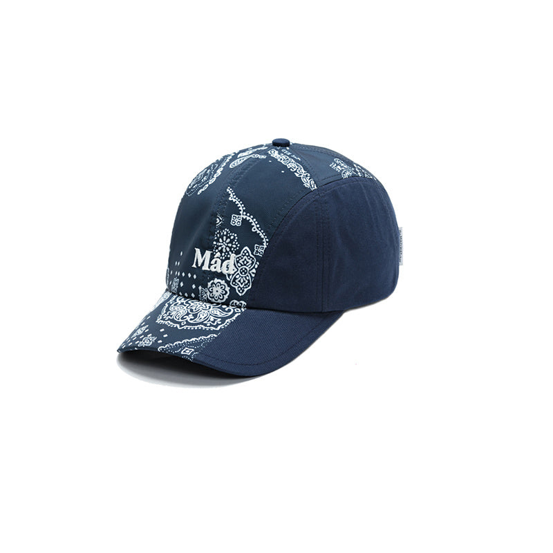 Cashew Flower Stitching Curved Eyebrow Baseball Hat - Prime Warehouse