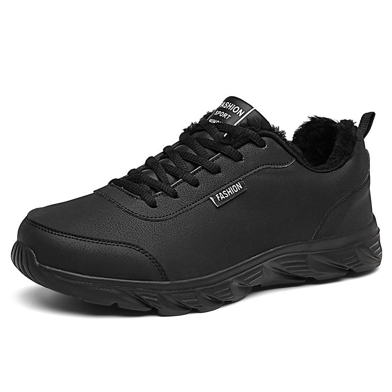 Men Sneakers Winter Warm Sports Shoes With Plush - Prime Warehouse
