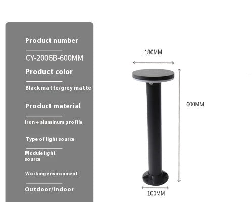 LED Outdoor Lawn Lamp Solar Lawn Lamp Courtyard