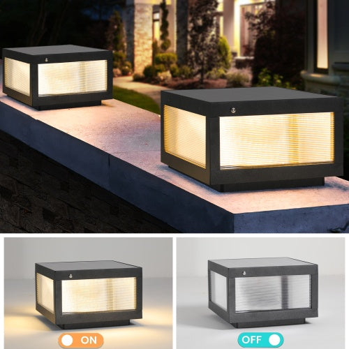 Solar-powered Outdoor Wall Light With Dimmable LED
