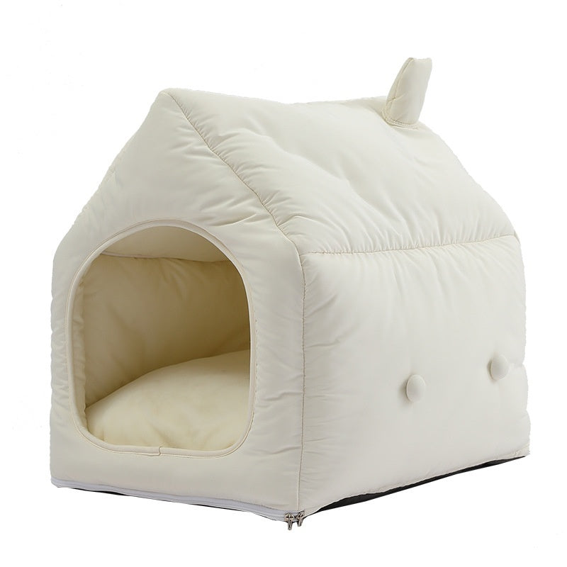 Cozy Winter Warm Kennel Cat Mat Detachable