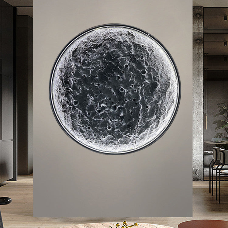 Round Wall Lamp Of Living Room Background Wall - Prime Warehouse