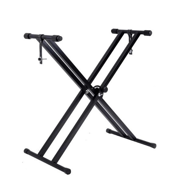 X-type Adjustable Double-tube Electronic Organ Rack Double-tube Keyboard Stand - Prime Warehouse
