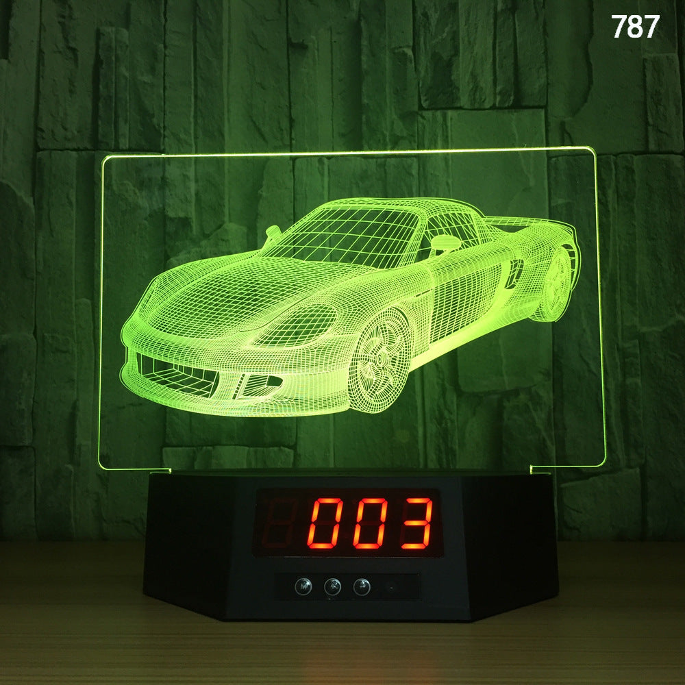Explosion electronic products glowing dolphin 3d night light creative gift led wireless charging table lamp - Prime Warehouse