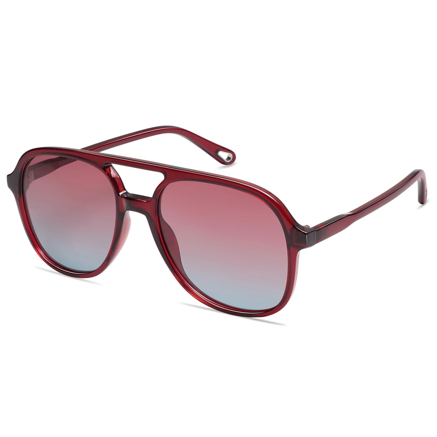 SOJOS Retro Polarized Aviator Sunglasses Womens Mens Classic 70s Vintage Trendy Square Aviators SJ2174