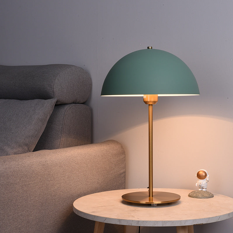 Mushroom Table Lamp Hat Bedroom Bedside Creative Iron LED Table Lamp - Prime Warehouse