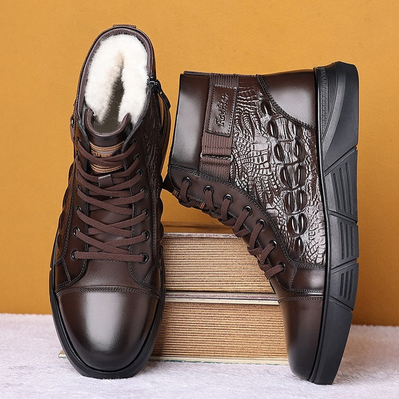 Fur Integrated Warm Snow Cotton Boots - Prime Warehouse