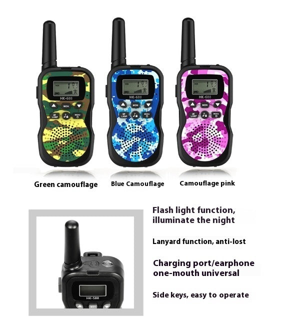 Electronic Products Outdoor Camouflage Children's Handheld Toy Walkie-talkie - Prime Warehouse