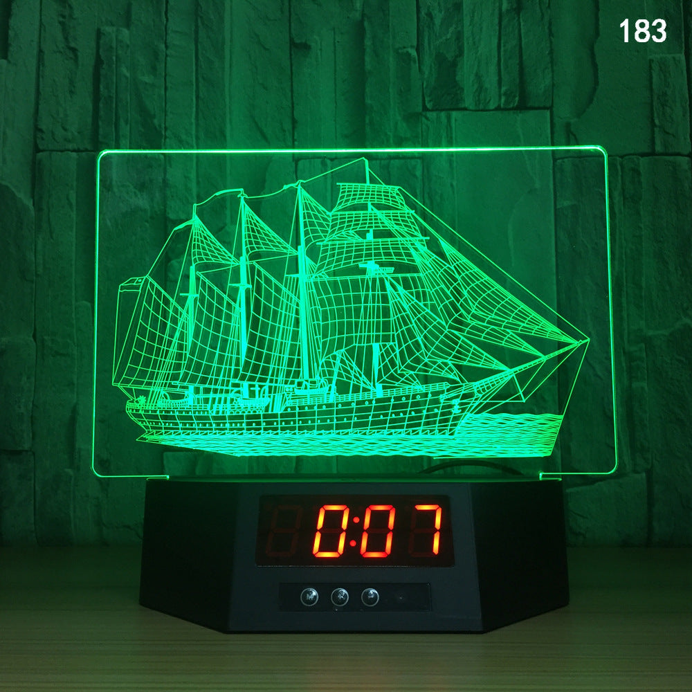 Explosion electronic products glowing dolphin 3d night light creative gift led wireless charging table lamp - Prime Warehouse