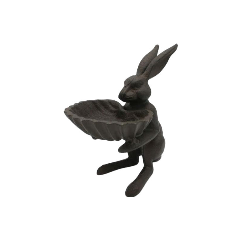 European And American Gardening Rabbit Bird Food Pot Crafts Garden Home Villa Ornaments - Prime Warehouse