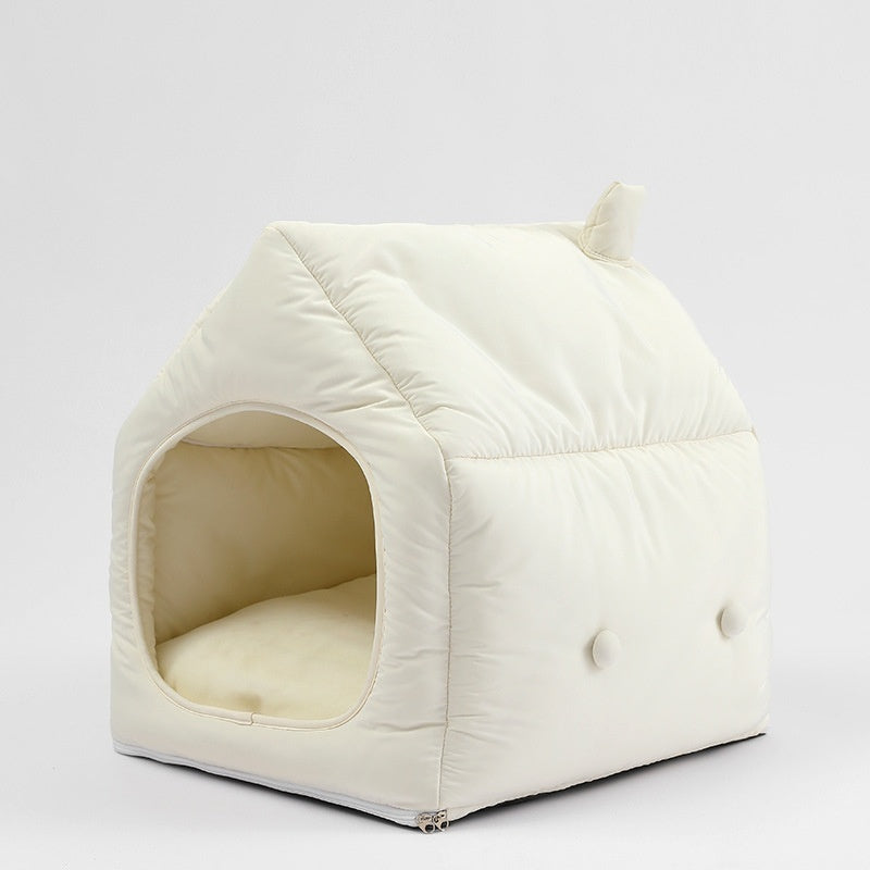 Cozy Winter Warm Kennel Cat Mat Detachable