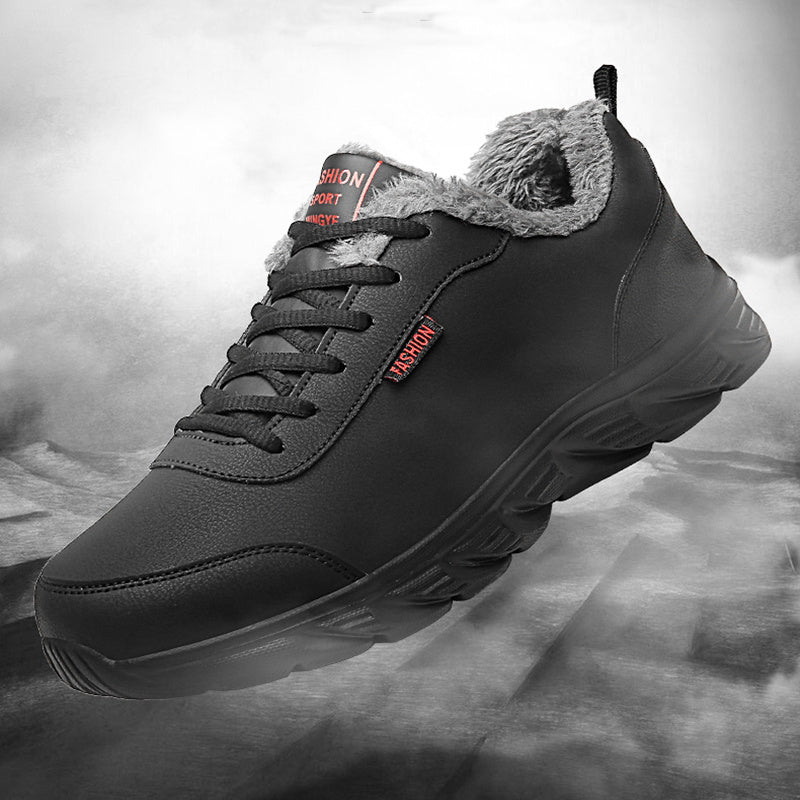 Men Sneakers Winter Warm Sports Shoes With Plush - Prime Warehouse
