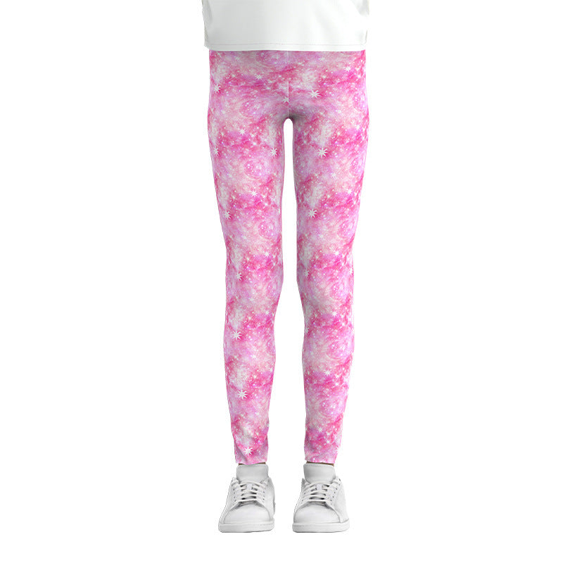 Digital Printing Leggings Girls Leggings Thin Stretch Pants - Prime Warehouse