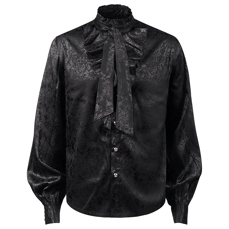 Medieval Costume Men's Pleated Shirt Costume - Prime Warehouse