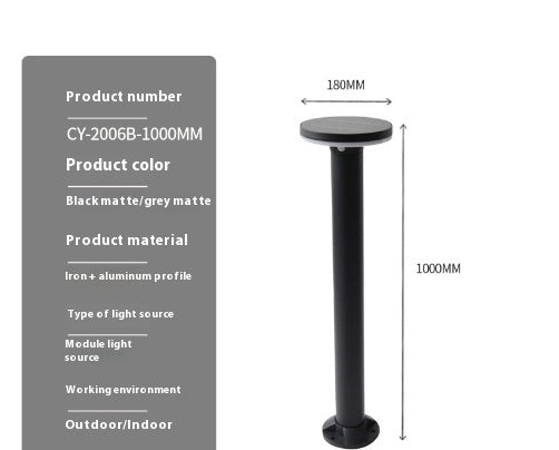 LED Outdoor Lawn Lamp Solar Lawn Lamp Courtyard