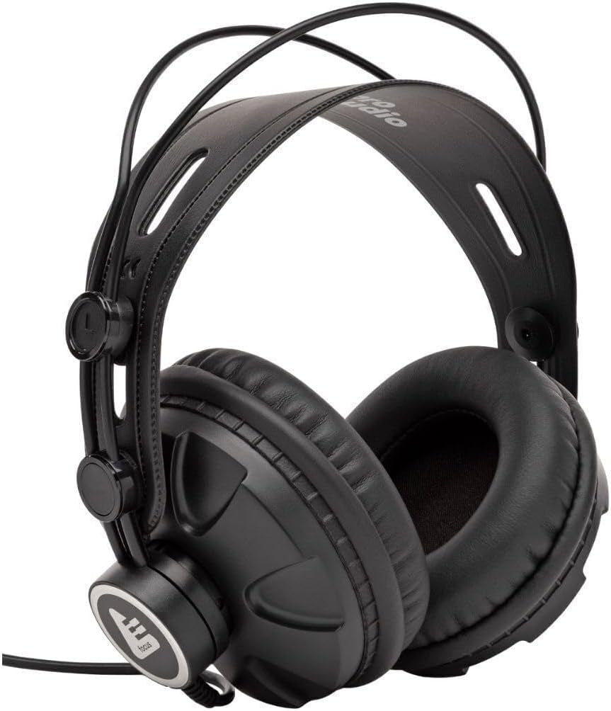 USB Microphone (Blackout) Bundle with Focus Pro Audio Headphones and Pop Filter (3 Items)