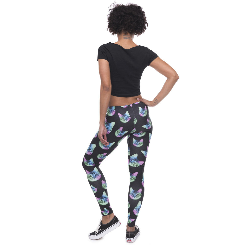 Cat sports leggings - Prime Warehouse