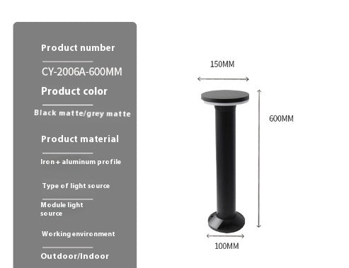 LED Outdoor Lawn Lamp Solar Lawn Lamp Courtyard