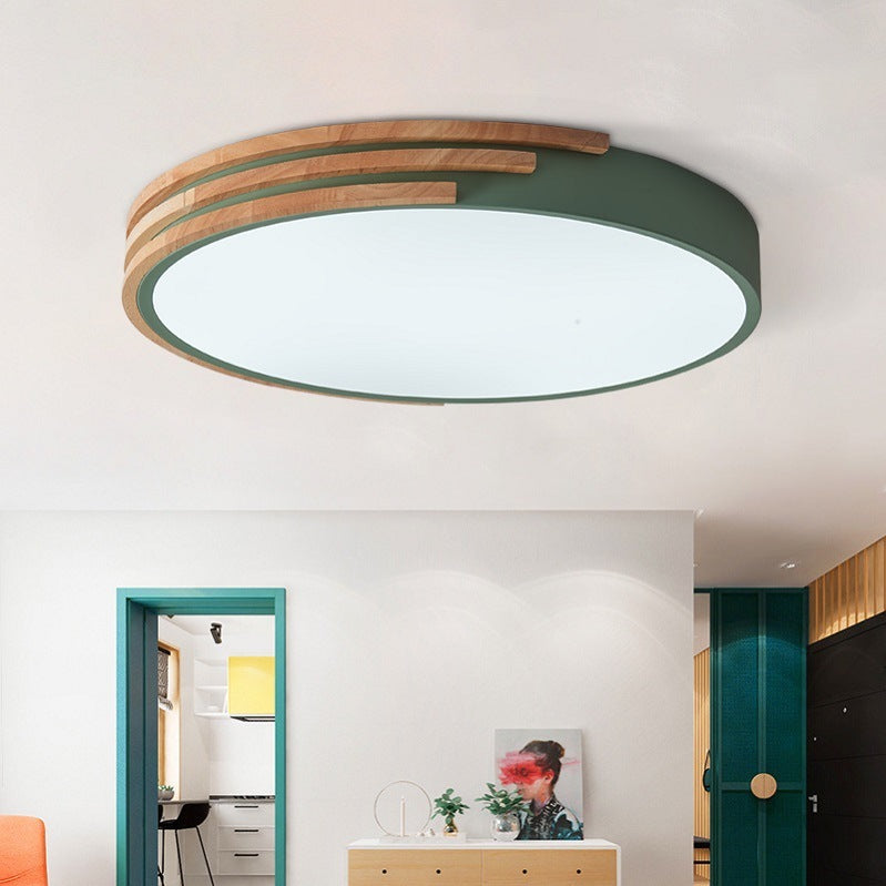 Simple Macaron Lamp Bedroom Led Ceiling Lamp